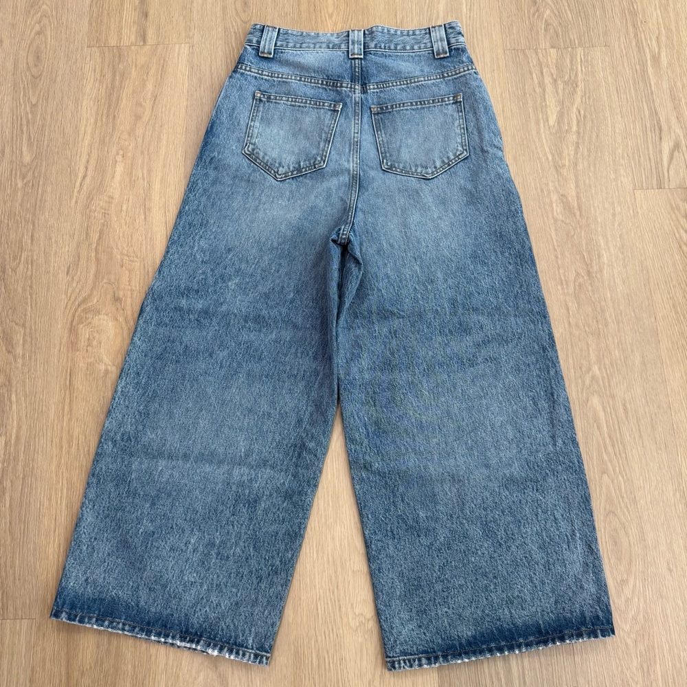 KHAITE wide leg rapton denim pants - Picture 8 of 8